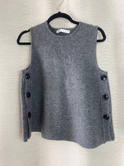 Zara Grey Sleeveless Tank - Small