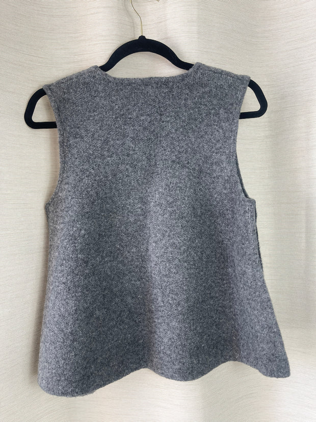 Zara Grey Sleeveless Tank - Small