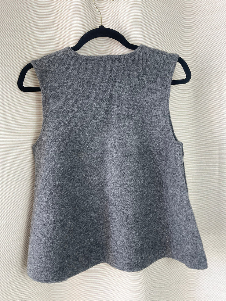 Zara Grey Sleeveless Tank - Small
