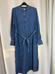 John Lewis Button Front Midi Dress - UK 12