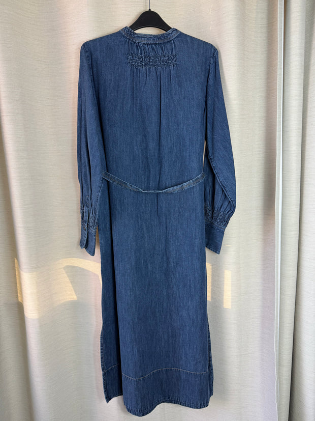 John Lewis Button Front Midi Dress - UK 12