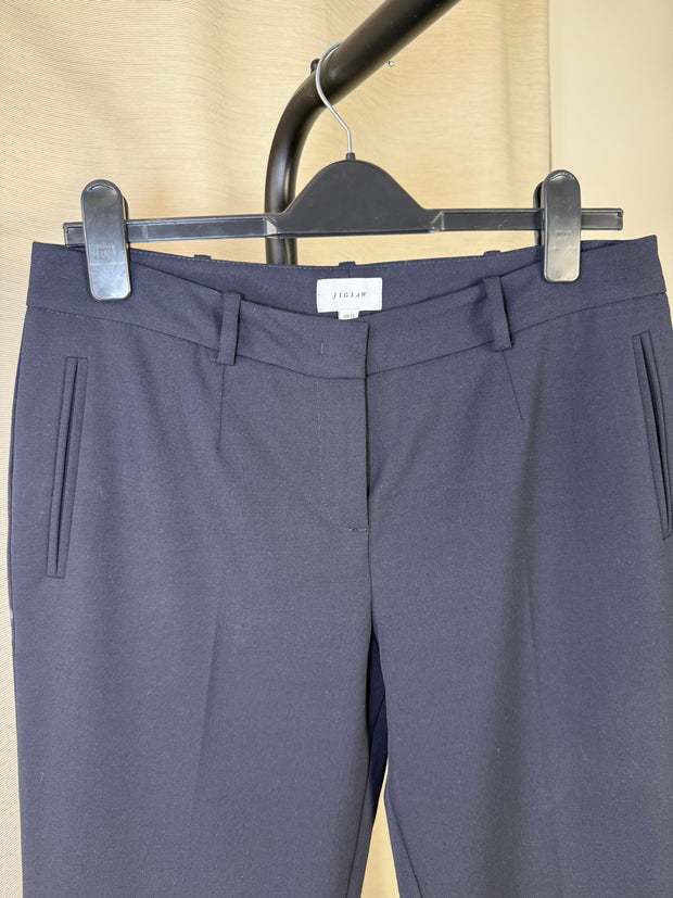 Jigsaw navy trousers - uk 12