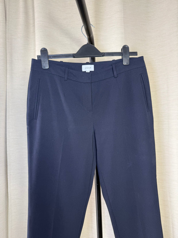 Jigsaw navy trousers - uk 12