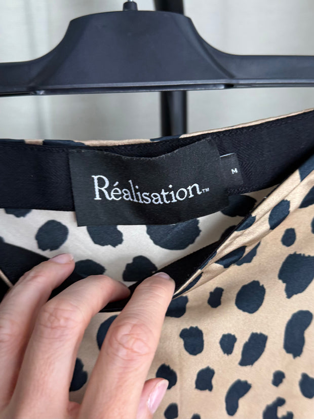 Realisation PAR Leopard print skirt - Medium