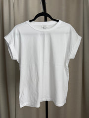 Reiss capped sleeve white tee - SMALL