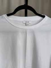 Reiss capped sleeve white tee - SMALL