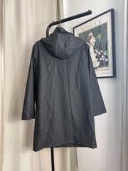 Marks and Spencer Black Rain Coat - UK 12