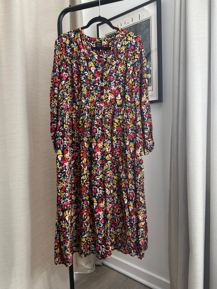 John Lewis Floral Dress - UK 14