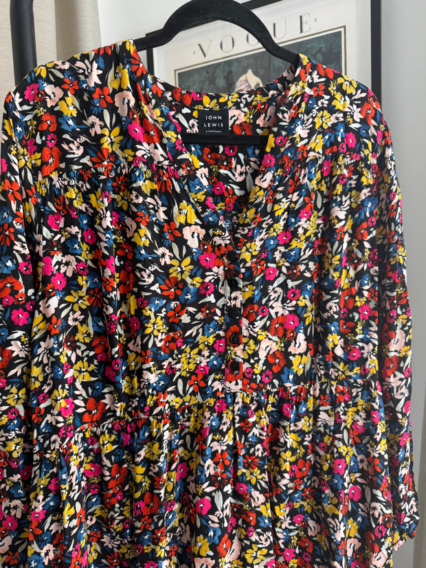 John Lewis Floral Dress - UK 14
