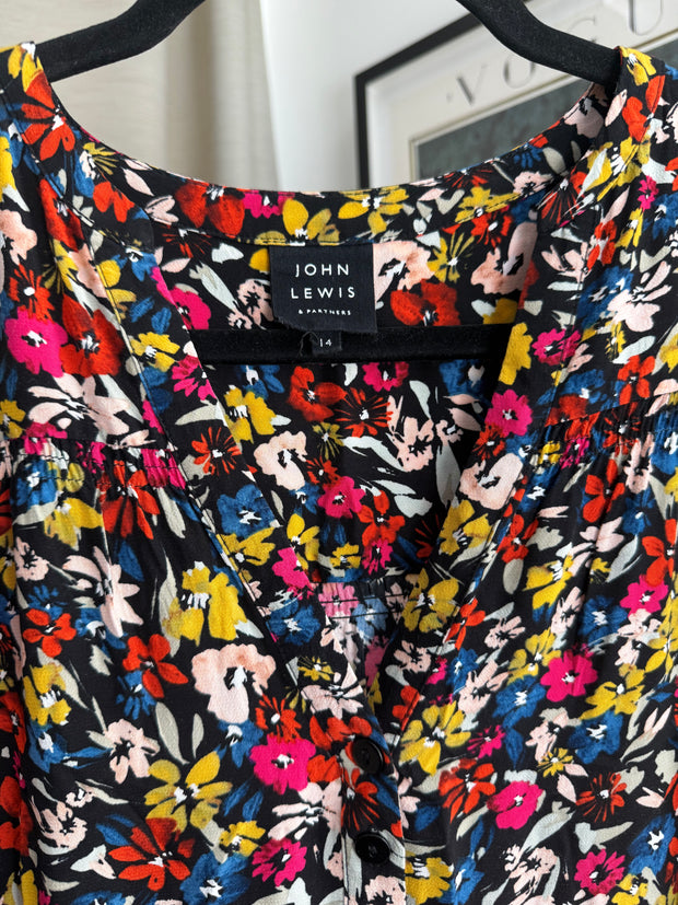 John Lewis Floral Dress - UK 14
