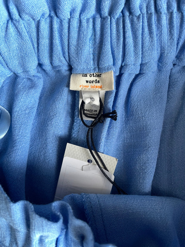 River Island blue shorts - UK 10