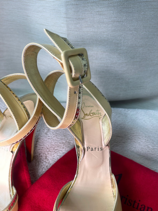 Christian Louboutin Leather Sandals - UK 5 (38)