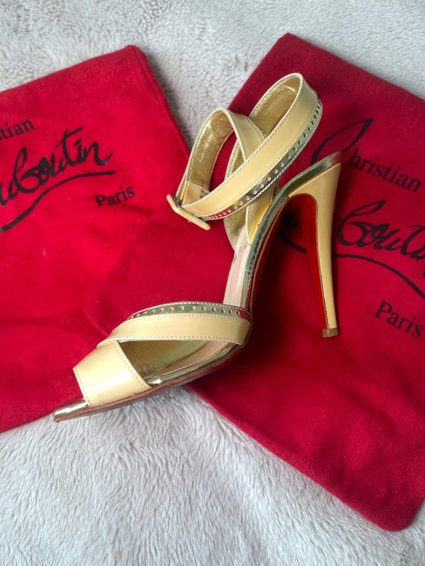 Christian Louboutin Leather Sandals - UK 5 (38)