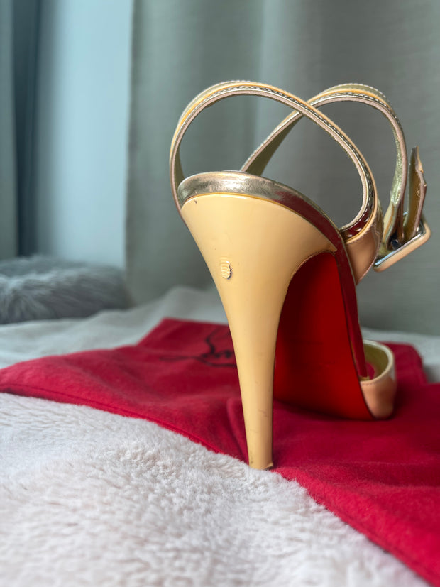 Christian Louboutin Leather Sandals - UK 5 (38)
