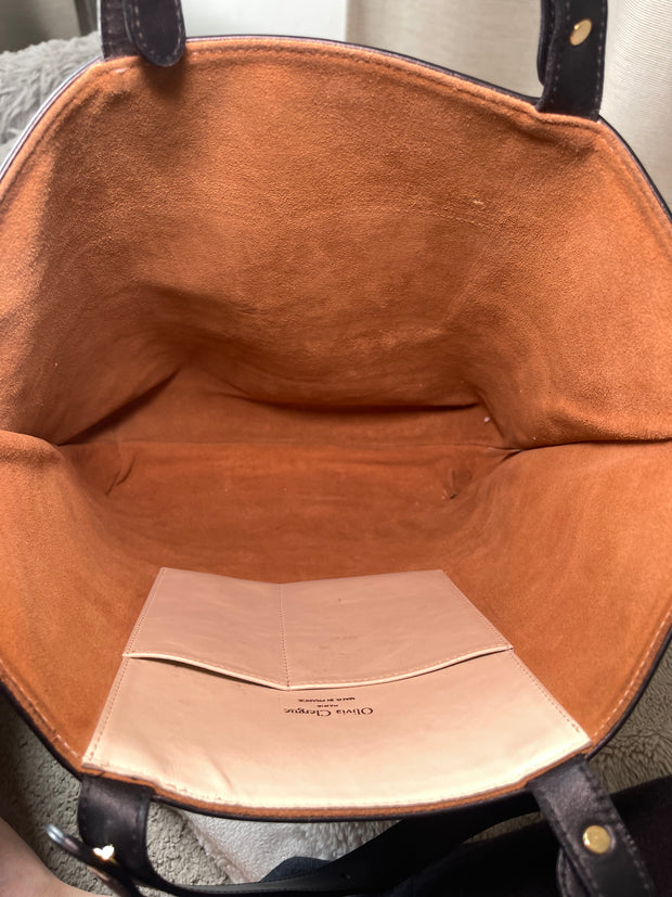 Olivia Clergue Leather Tote Bag