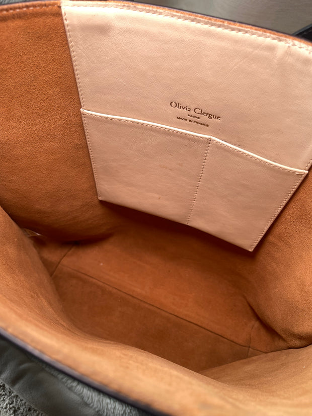 Olivia Clergue Leather Tote Bag